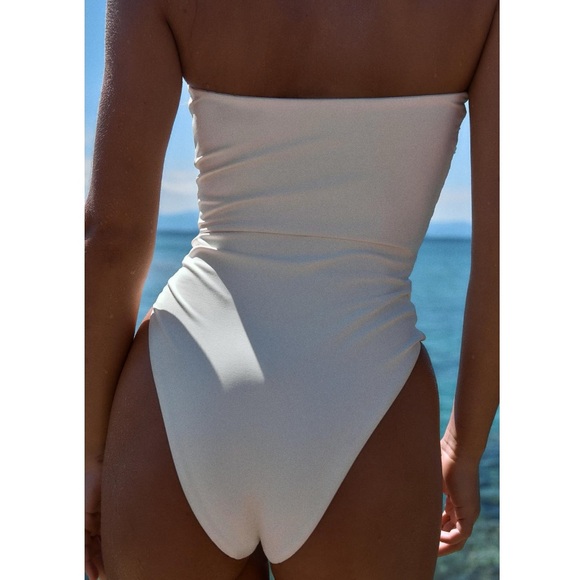 NWT Zara One-Piece Bandeau Swimsuit - Picture 2 of 15